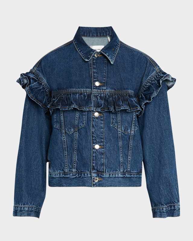 The Ruffle Denim Jacket